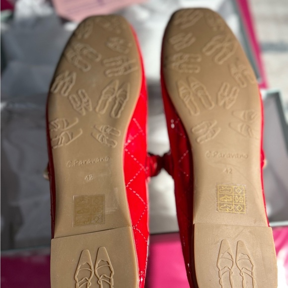 Chic Red Quilted Flats by C. paravona - Picture 15 of 16
